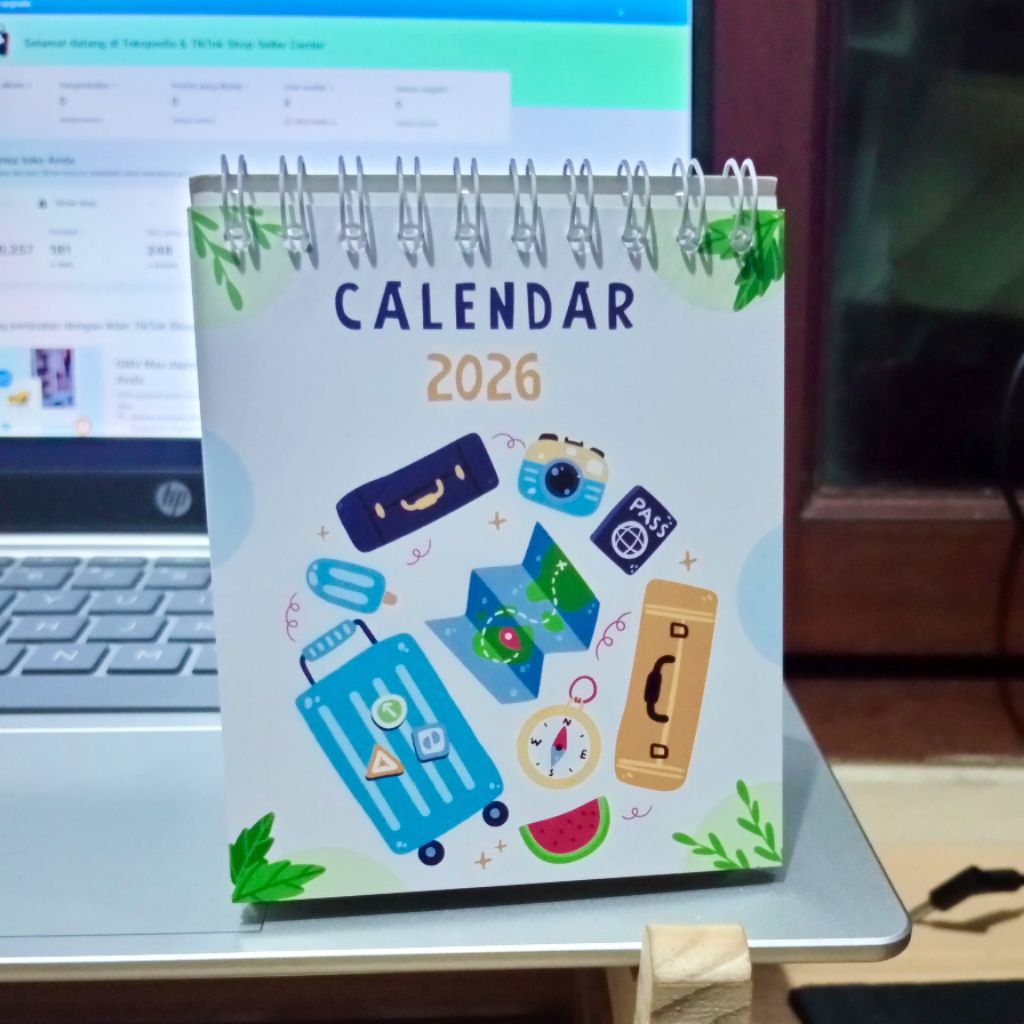 

New Year 2026 Meja Kantor / Kalender Meja Sekolah / Kalender Resepsionis