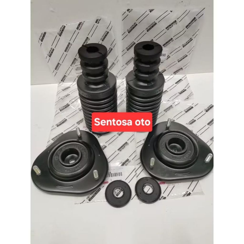 SUPPORT SHOCK SET BEARING + BOOT SHOCK DEPAN MOBIL AVANZA XENIA OLD 2004 2005 2006 2007 2008 2009 20