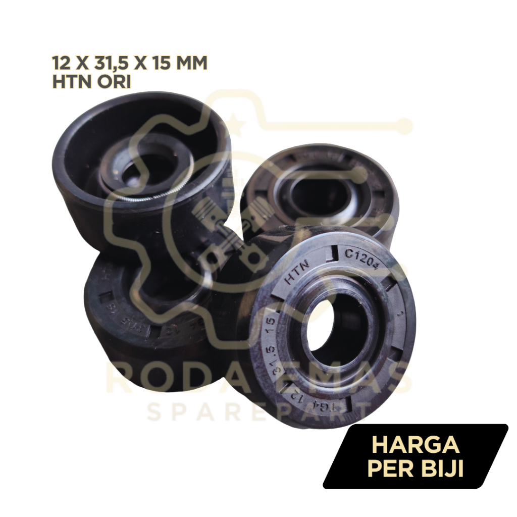 Oil Seal HTN Shock Belakang Tabung Variasi Universal Bebek Matik YSS 12 31,5 15 mm (Sil Oli Rear Sho