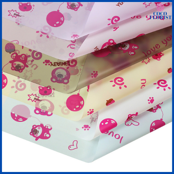 

Kertas Buket Cellophone Transparant Karakter Carton Lucu Anak KB84