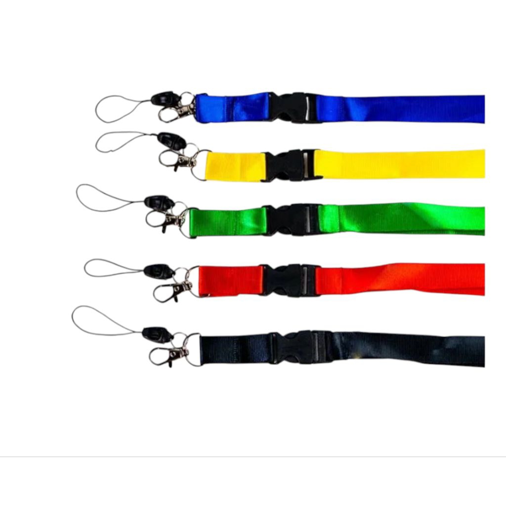 

tali id card warna 2 cm pke gesper per bks isi 50 pc #