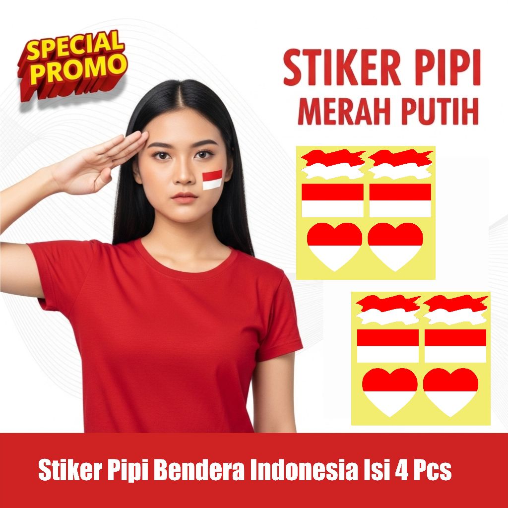 

Sticker Stiker Pipi Bendera Indonesia Cutting Isi 4 Pcs Menyala Saat Terkena Cahaya