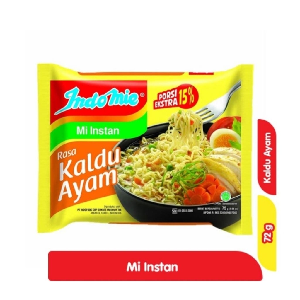 

Indomie Mie Instan Kaldu Ayam 72 g