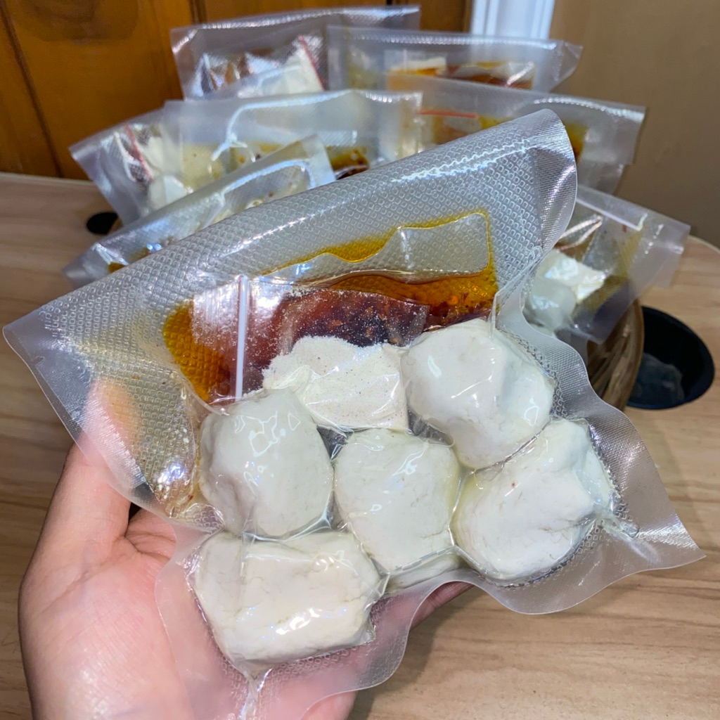 

Basreng Mentah Chili Oil isi 5 gurih pedas nikmat