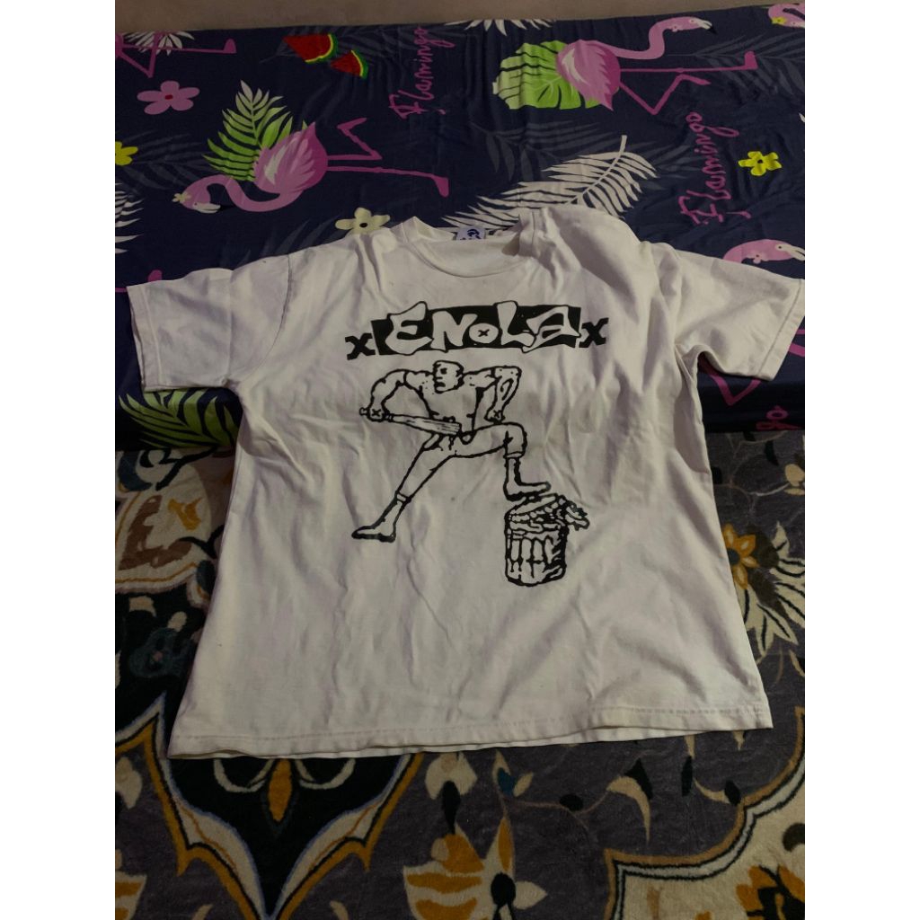 Official Merch Enola X Commit Death White