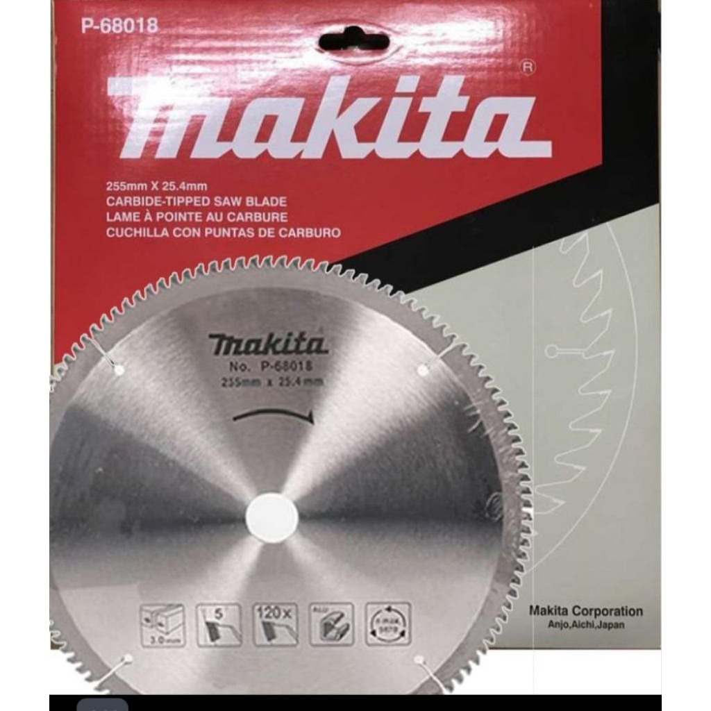 mata pisau potong aluminium  10 inch 120T Makita P68018 original
