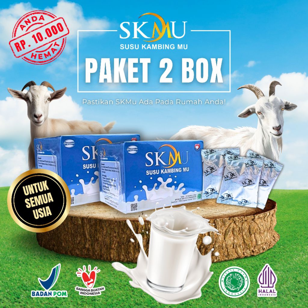 

Paket Hemat SKMu Susu Kambing Organik Muhammadiyah 2 Box