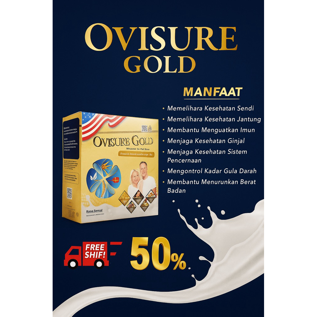 

SIAP KIRIM-OVISURE GOLD SUSU PREMIUM MENGATASI NYERI TULANG DAN SENDI IMPORT US