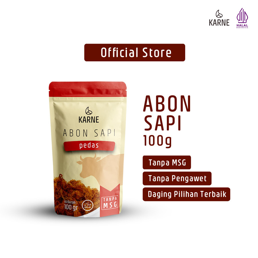 

Abon Sapi Pedas 100gr, Non-MSG