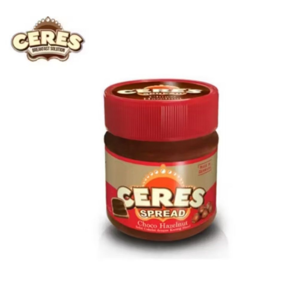 

selai Hazelnut choco Ceres UK. 180gram/ coklat ceres