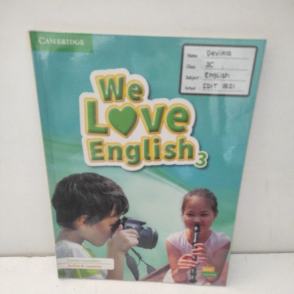 CAMBRIDGE WE LOVE ENGLISH 3