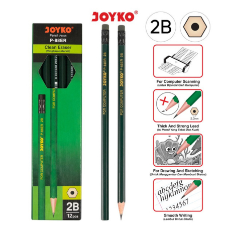 

(1PAK IS 12PCS)JOYKO PENCILP88 ER 2B