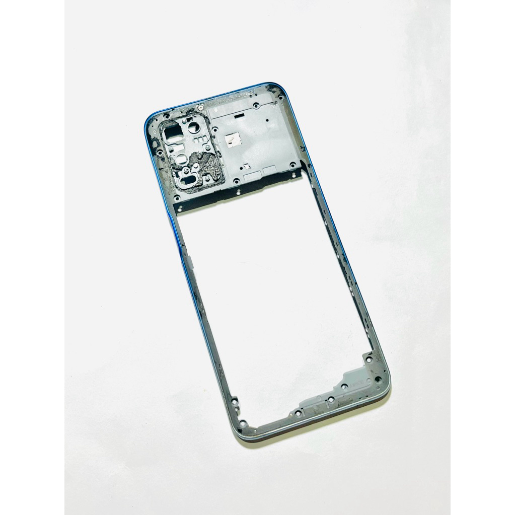 FRAME TENGAH OPPO A54 / MIDDLE FRAME OPPO A54 WARNA BIRU