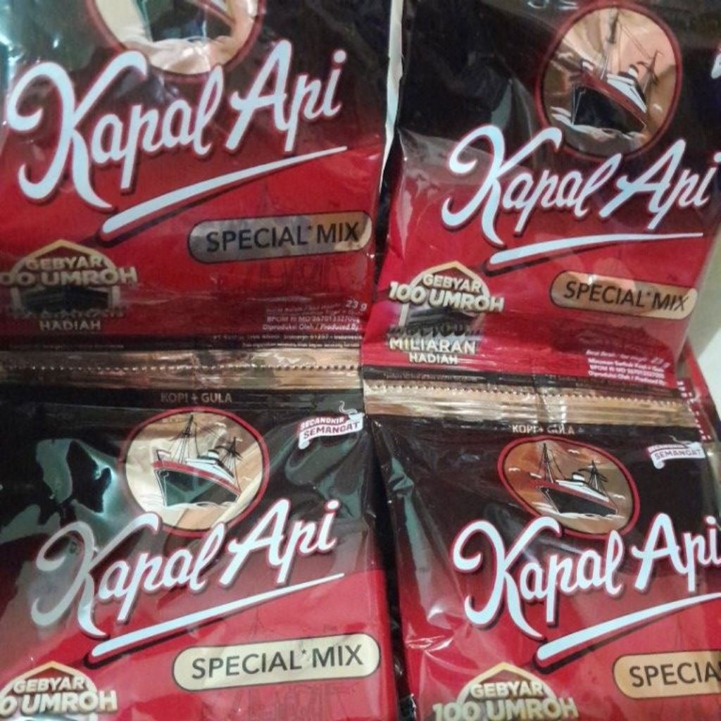

Kapal api special mix 1 renceng 10 sachet