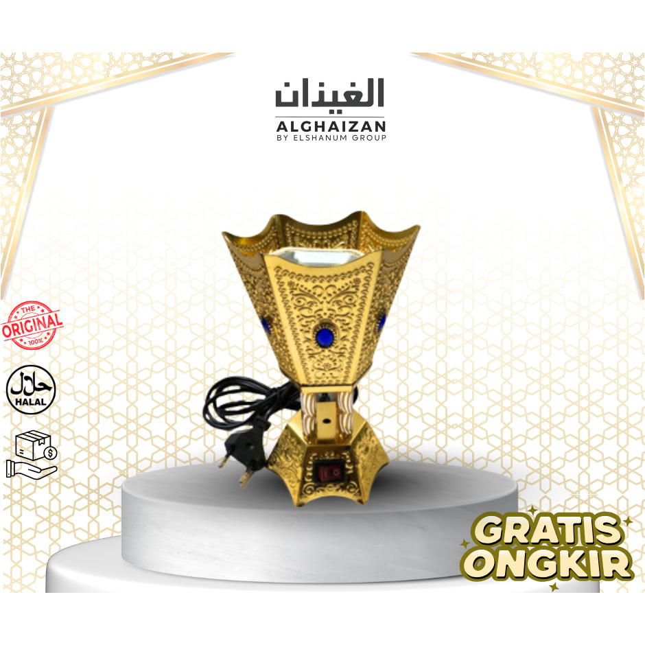 Tempat pembakaran Bukhur elektrik/Prapeen Elektrik/hiasan pembakaran Bukhur elektrik