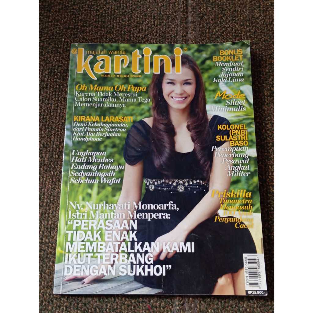 Majalah Kartini edisi 2012 Cover Adinia Wirasti