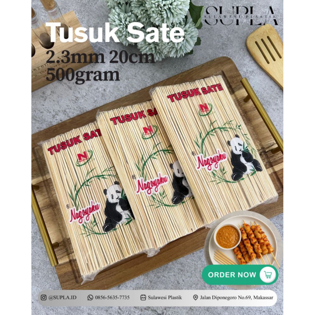 Tusuk Sate | Tusuk Sate Bambu | Nagoyaku Tusuk Sate | Tusuk Sate Bambu Panjang | Tusuk Sate Tidak Mu