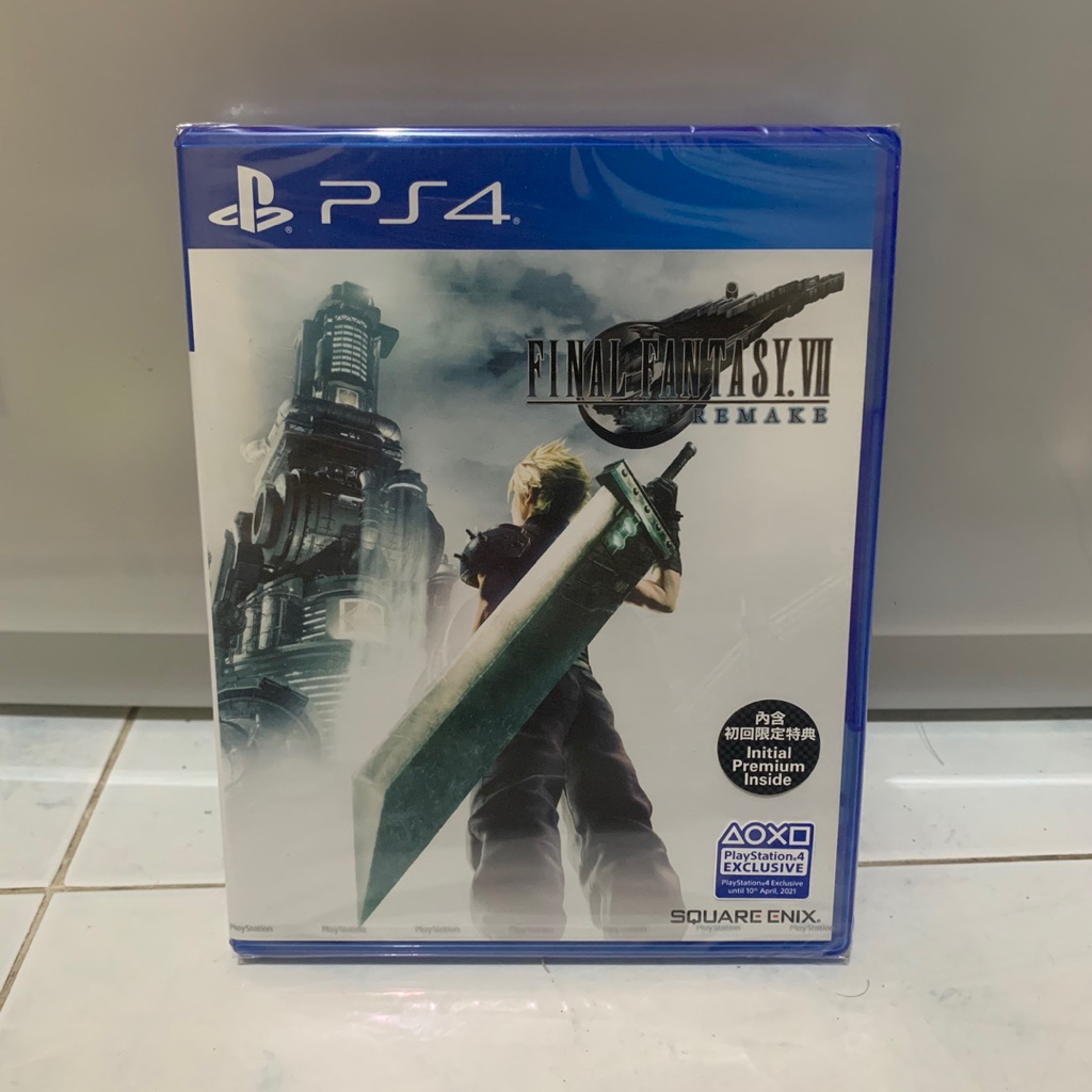 PS4 Final Fantasy 7 Remake (baru/sealed/new)