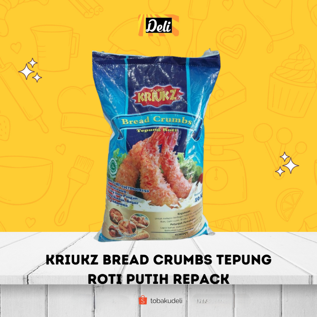 

Tepung Roti Panir Putih Kriukz Repack 500gr