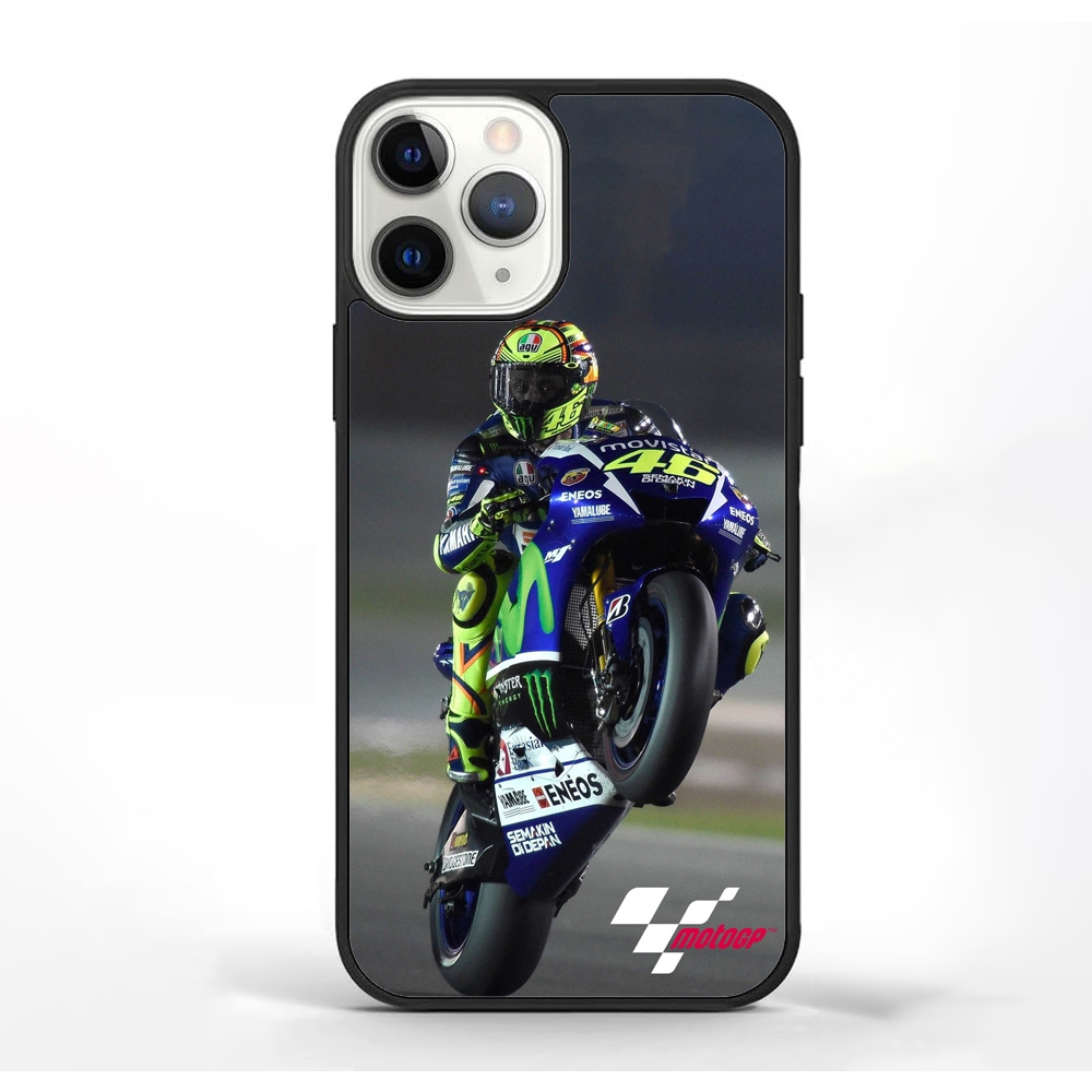 iPhone Case 17 16 15 14 13 12 11 X XR Xs 8 7 6 Plus Pro Max SE Softcase Custom Valentino Rossi VR46