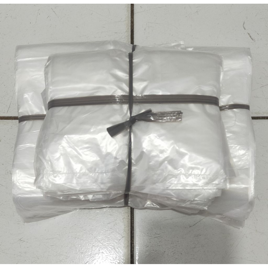 1 ikat Kantong Kresek Bening Ikatan Los bening