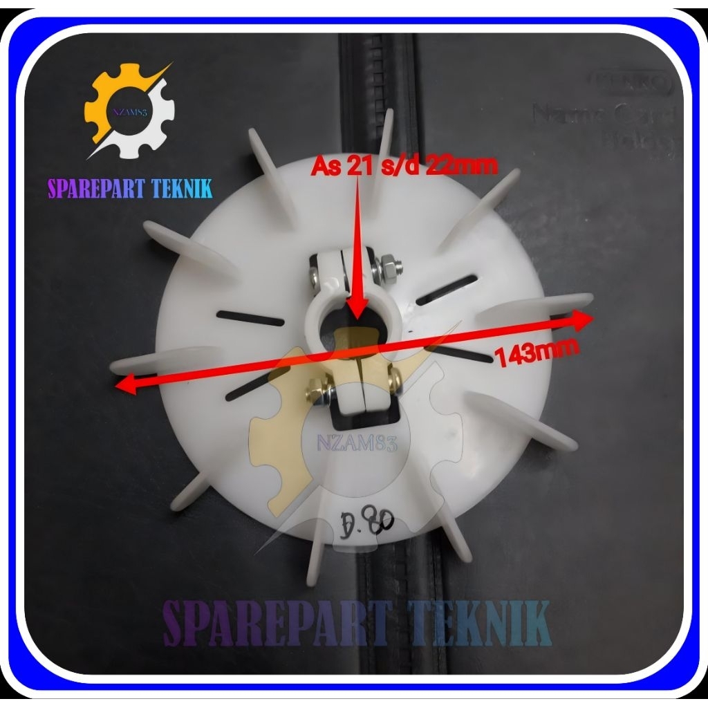 D80 Kipas dinamo-Kipas electro motor-External fan