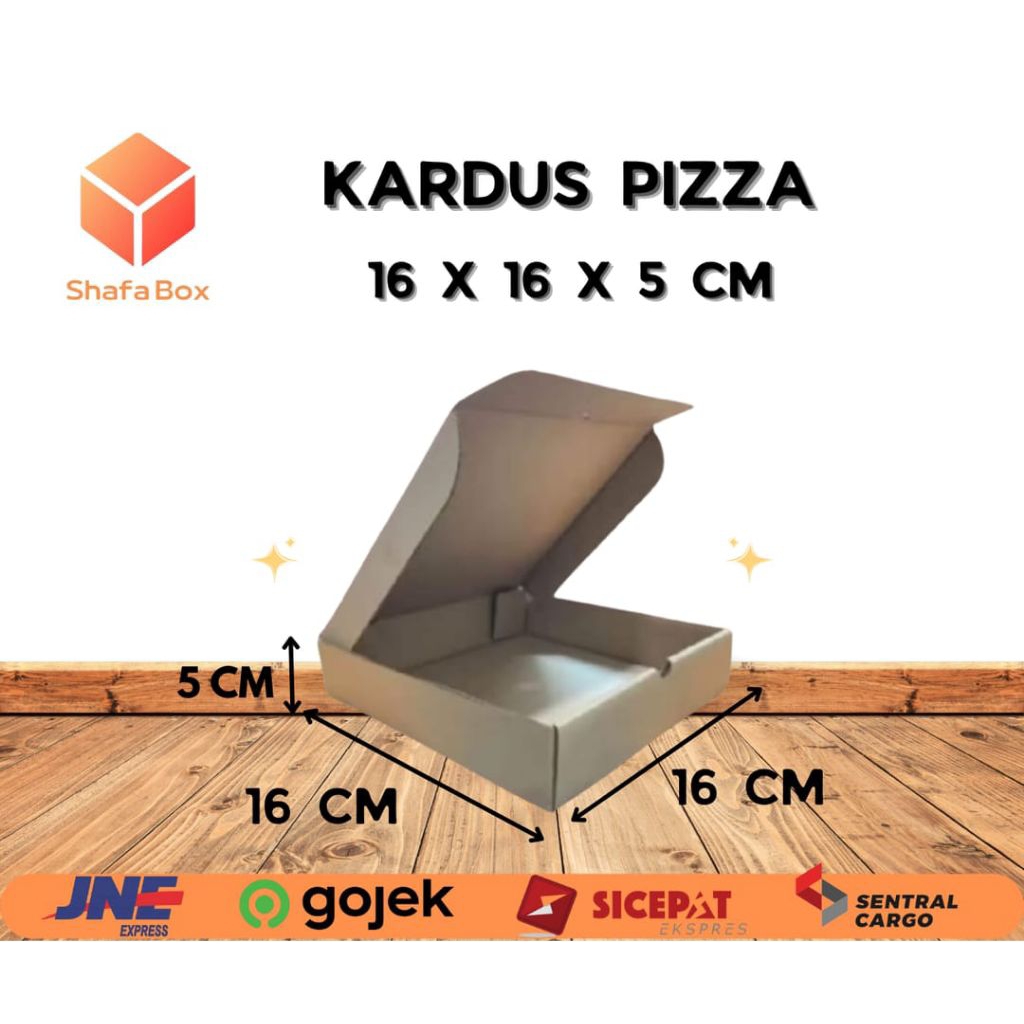

Kardus Pizza 16x16x5 Box Pizza