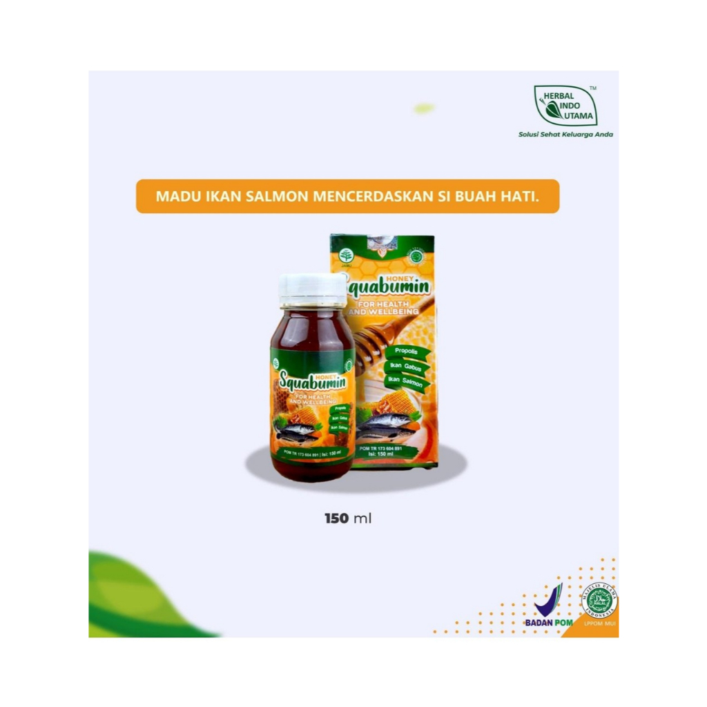 

Madu Herbal Anak Untuk Kecerdasan & Konsentrasi BPOM l Madu Anak Squabumin Mencerdaskan Buah Hati