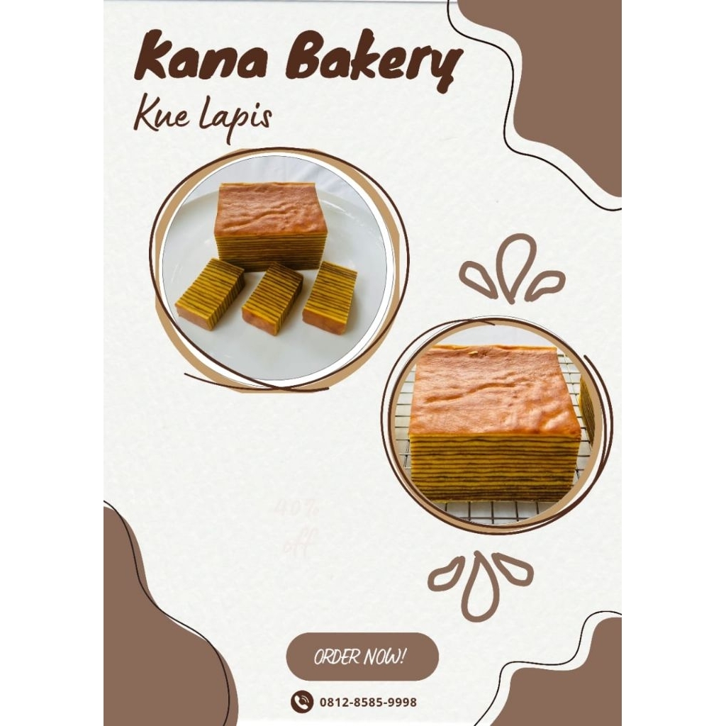 

Kue Lapis Legit Premium Wisman Ukuran 10 x 10 cm By Kana Bakery