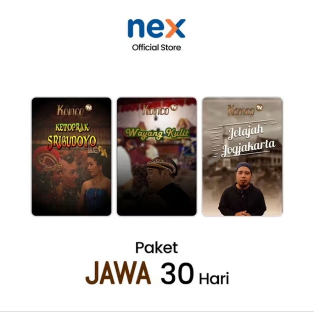 Voucher Paket JAWA Nex Parabola Matrix Garuda 30 Hari