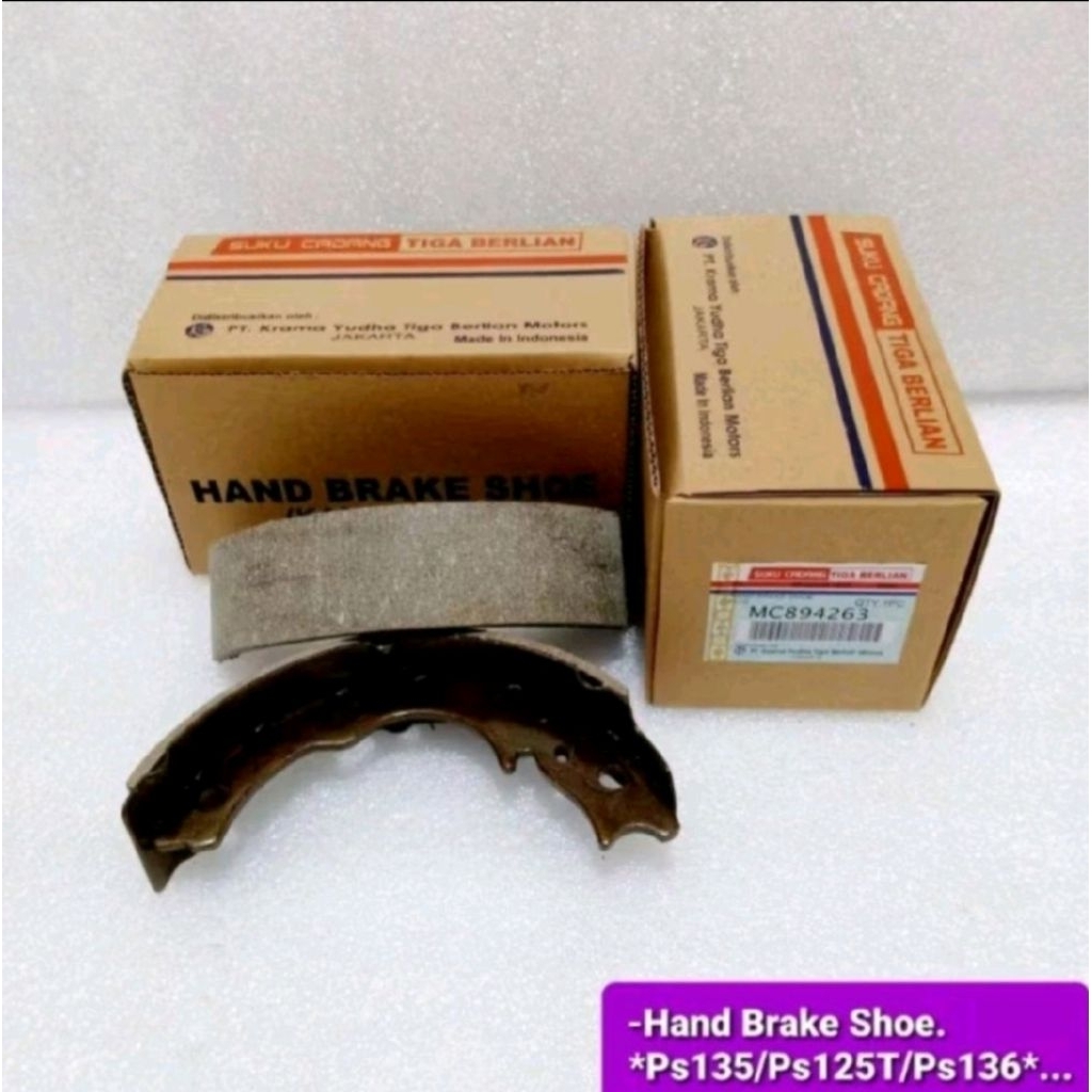 Hand brake shoe Canter ps125/Hdx