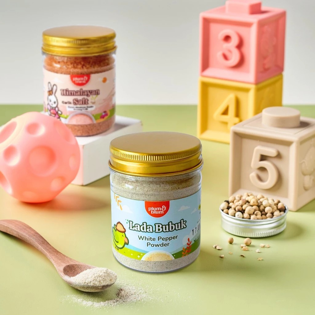 

Plum & Blum Lada Putih Bubuk Bumbu Dapur Mpasi / Plum & Blum Lada Mpasi