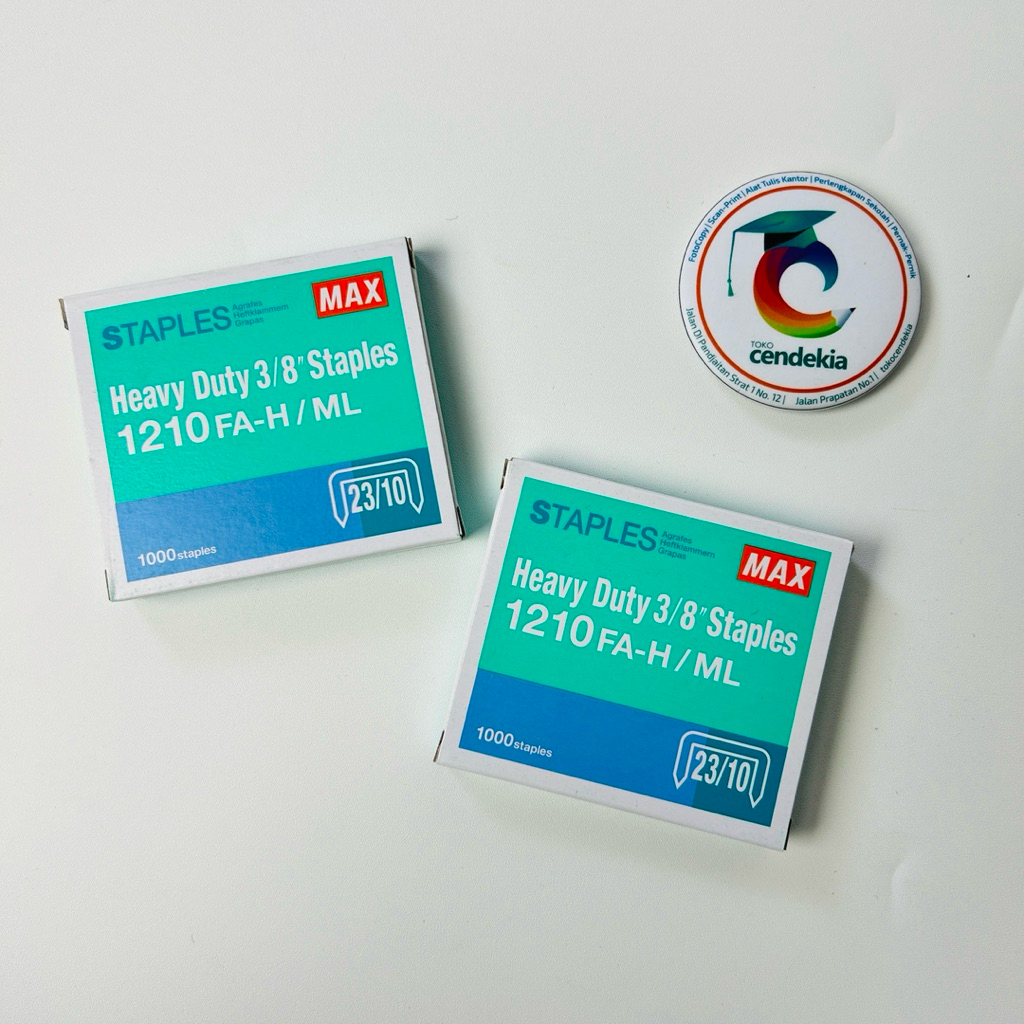 

Isi Stapler Staples MAX 1210 FA-H 23/10 Hekter