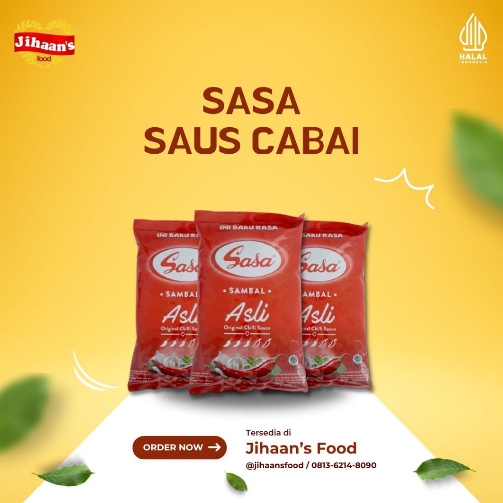 

SASA Saus Cabai 1 kg - Jihaan's Food Medan