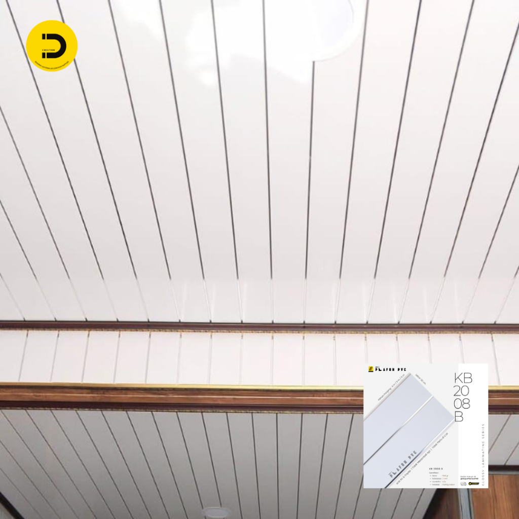 Pemasangan Plafon PVC Golden Glossy