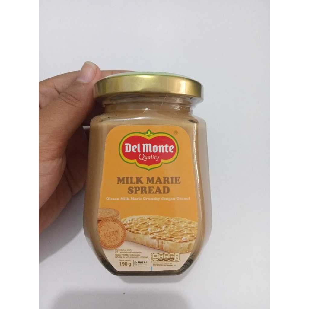 

Delmonte MILK MARIE SPREAD 190gr/selai biskuit marie susu/selai roti