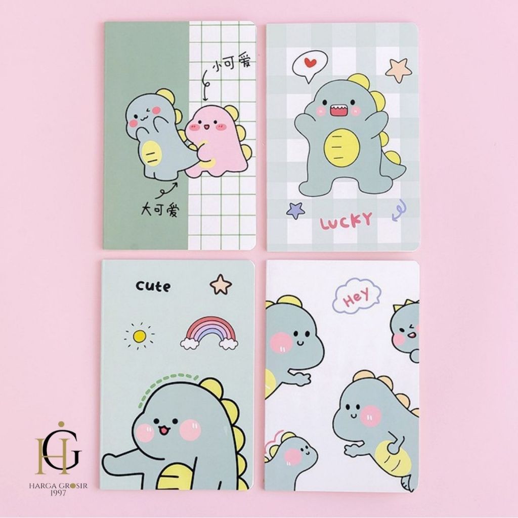 

BUKU STANDAR A5 DINO HIJAU BK-1996 BOOK Notebook bergaris A5/Buku Murah BIsa cod