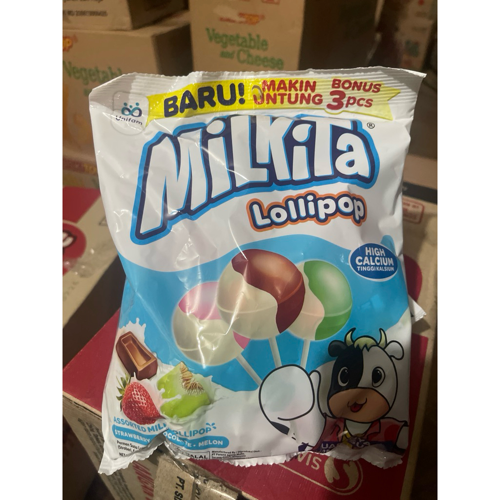 

PERMEN Milkita Lollipop bag Refill isi 30 (edisi bonus 3)