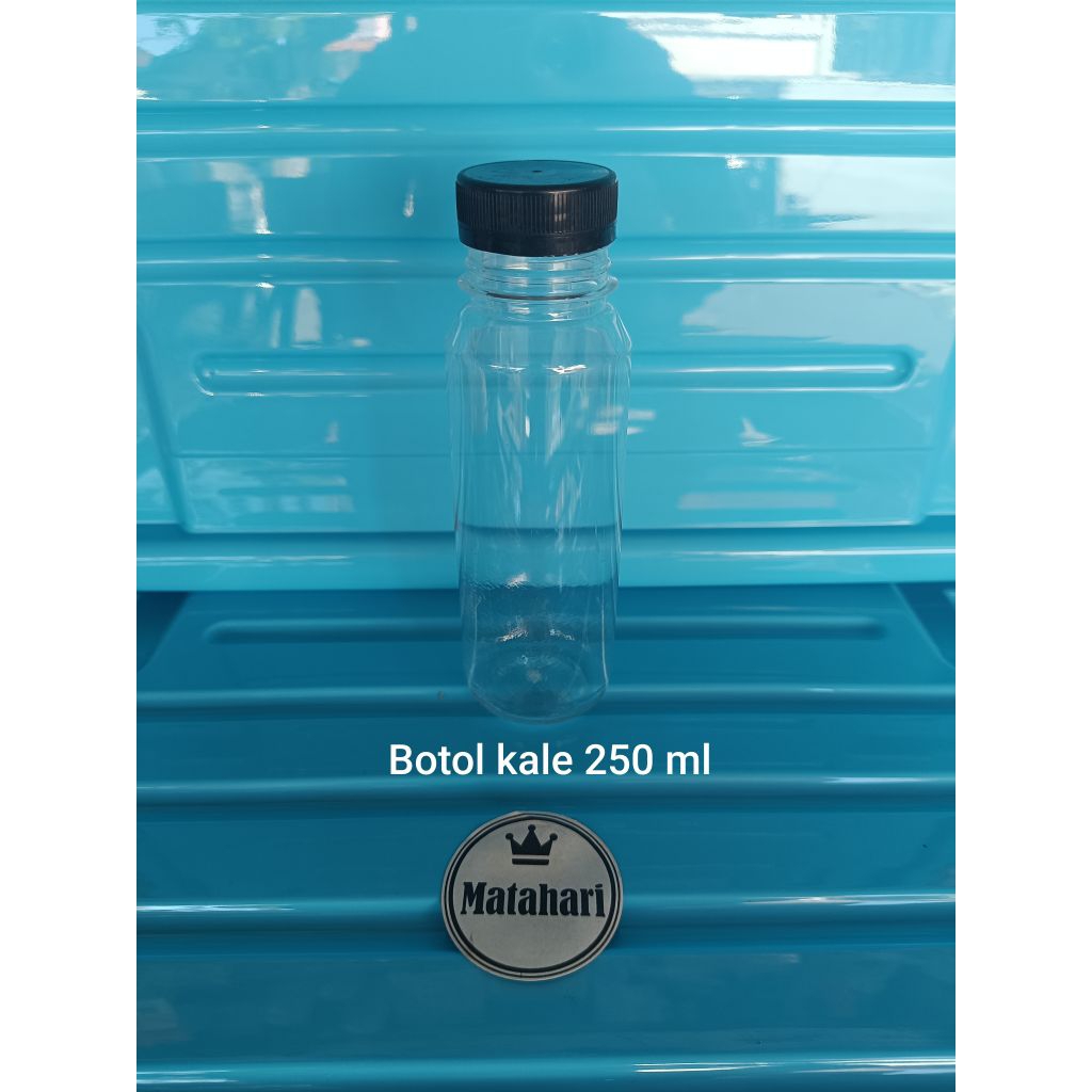 [1 BALL = 100 PCS] BOTOL KALE 250 ML TEBAL / BOTOL AIR 250 ML / BOTOL JUS SUSU BUAH PUDING PLASTIK