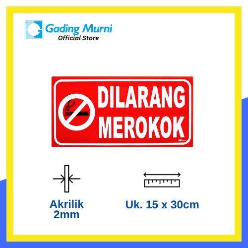

GM LABEL DILARANG MEROKOK LB 410 JUMBO WARNA