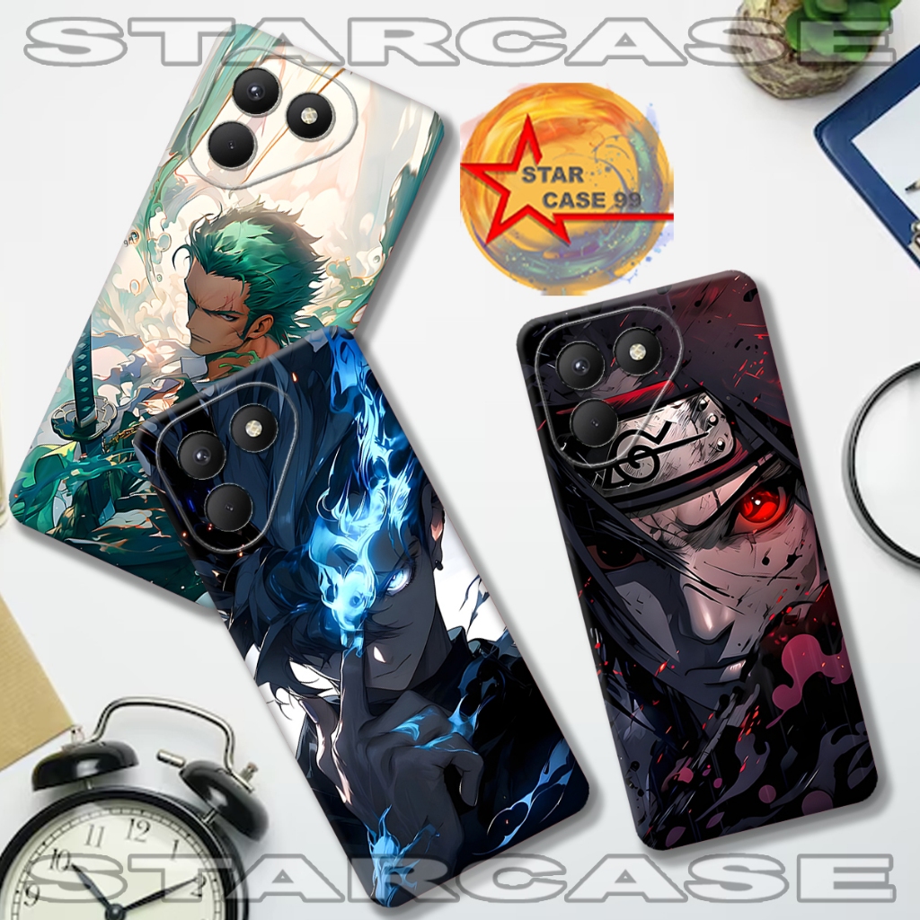 Softcase karet tecno pova 7 4g/S37/Motif anime/casing tecno pova 7 4g/case hp tecno pova 7 4g