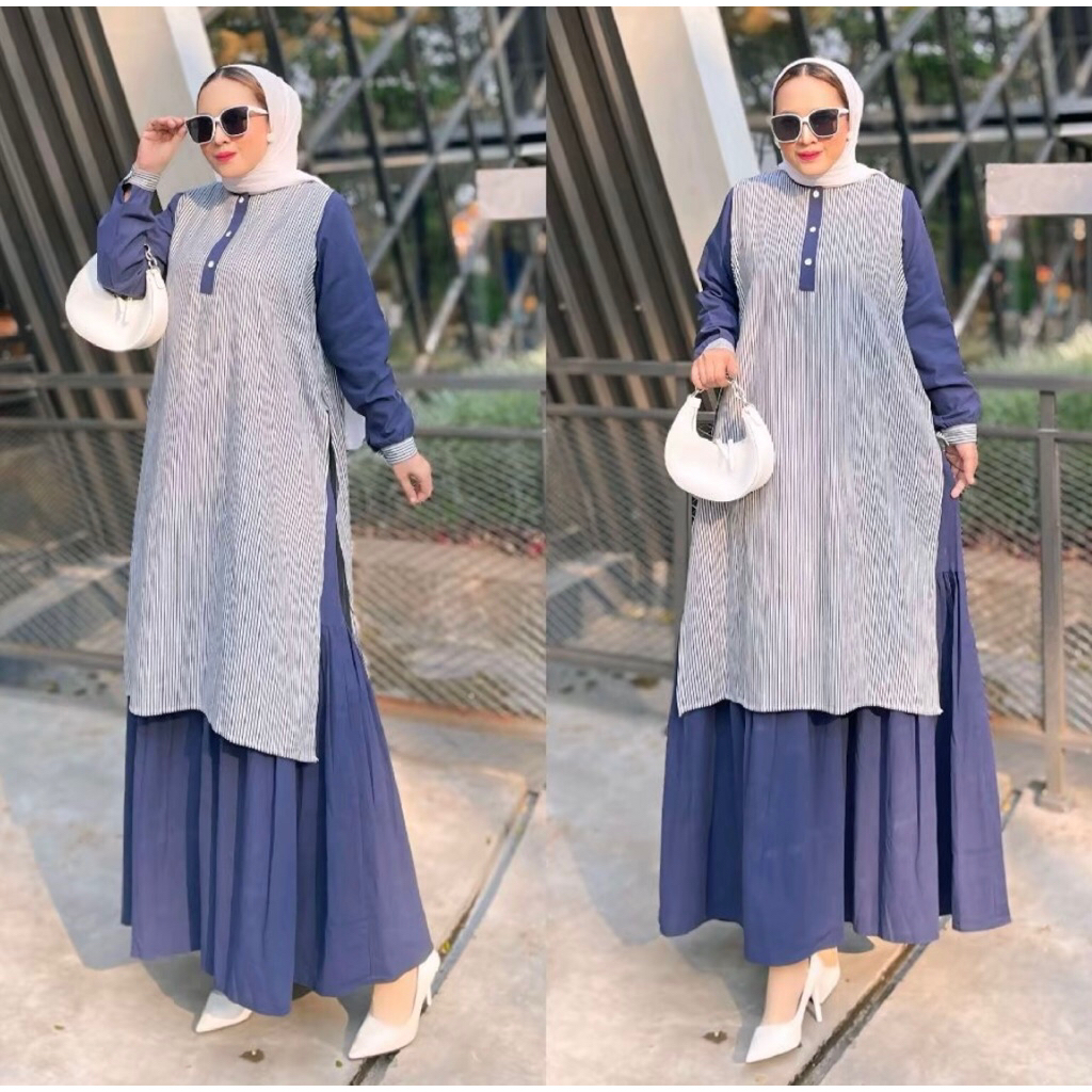 promo bisa cod gamis new oz/gamis mewah /set mza/dress mza/midi dress shaqueenara/midi dress new oz/