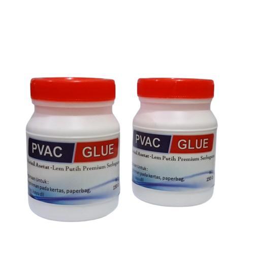 

Lem Putih PVAC 150gr Glue Premium Lem Kertas Paperbag Penjilidan Karton Kayu Plamir Lem Polivinil Serbaguna