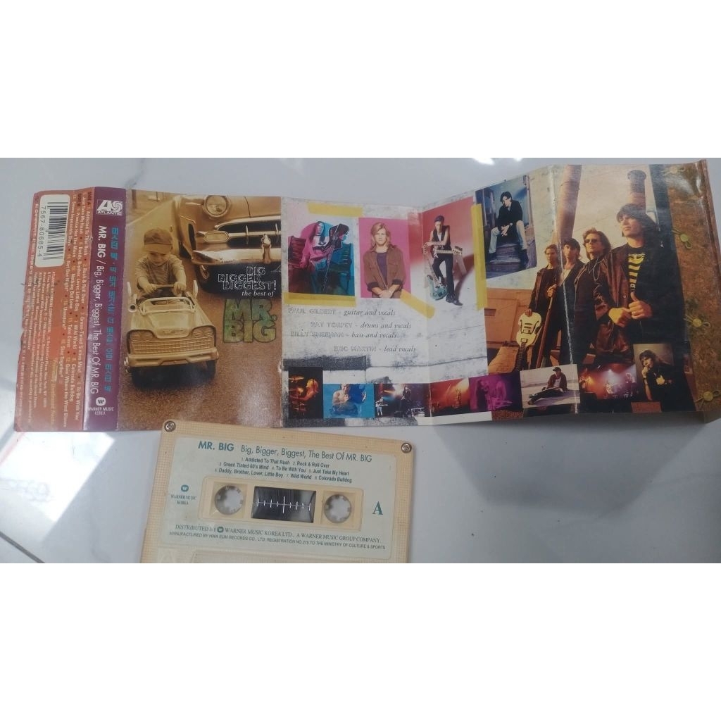 Kaset Original Mr BIG Import Korea