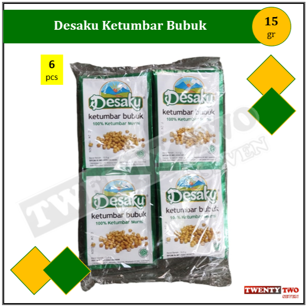 

[12 X]Desaku Ketumbar Bubuk 15 gr (6 pcs)