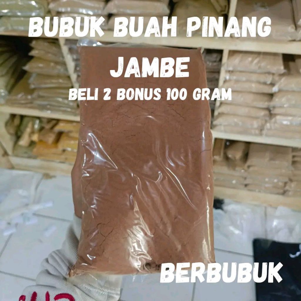 

Bubuk Serbuk Buah Pinang Jambe 1Kg 1000 gram asli tanpa campuran