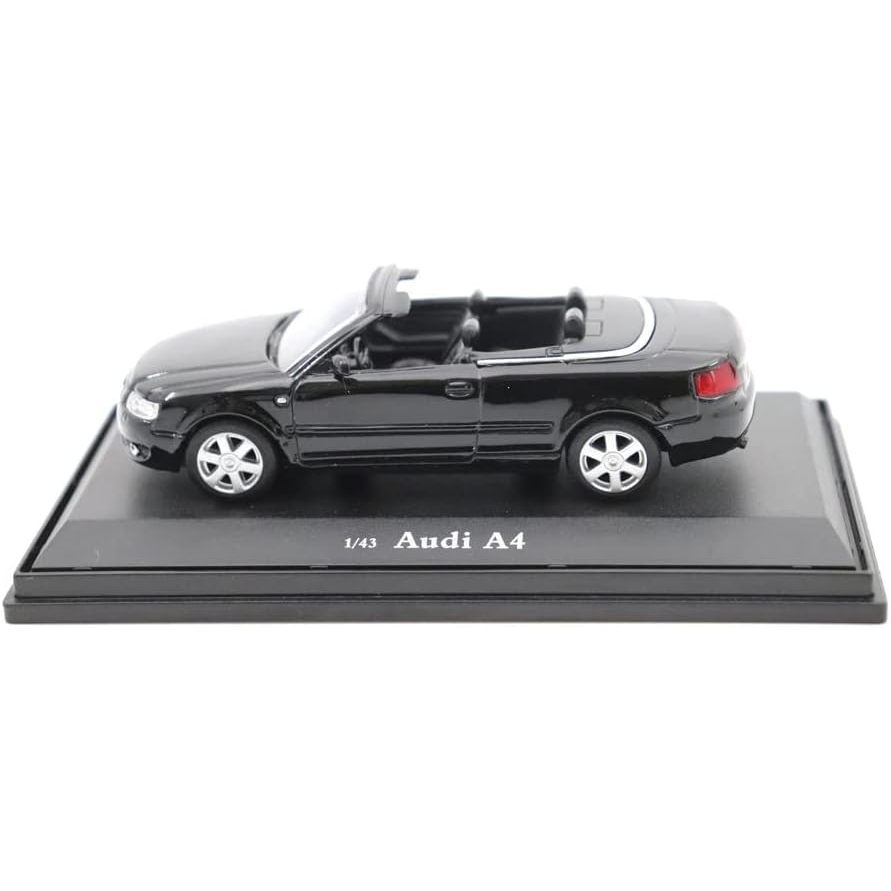 1:43 Audi A4 Cabriolet Black - Optimum Diecast