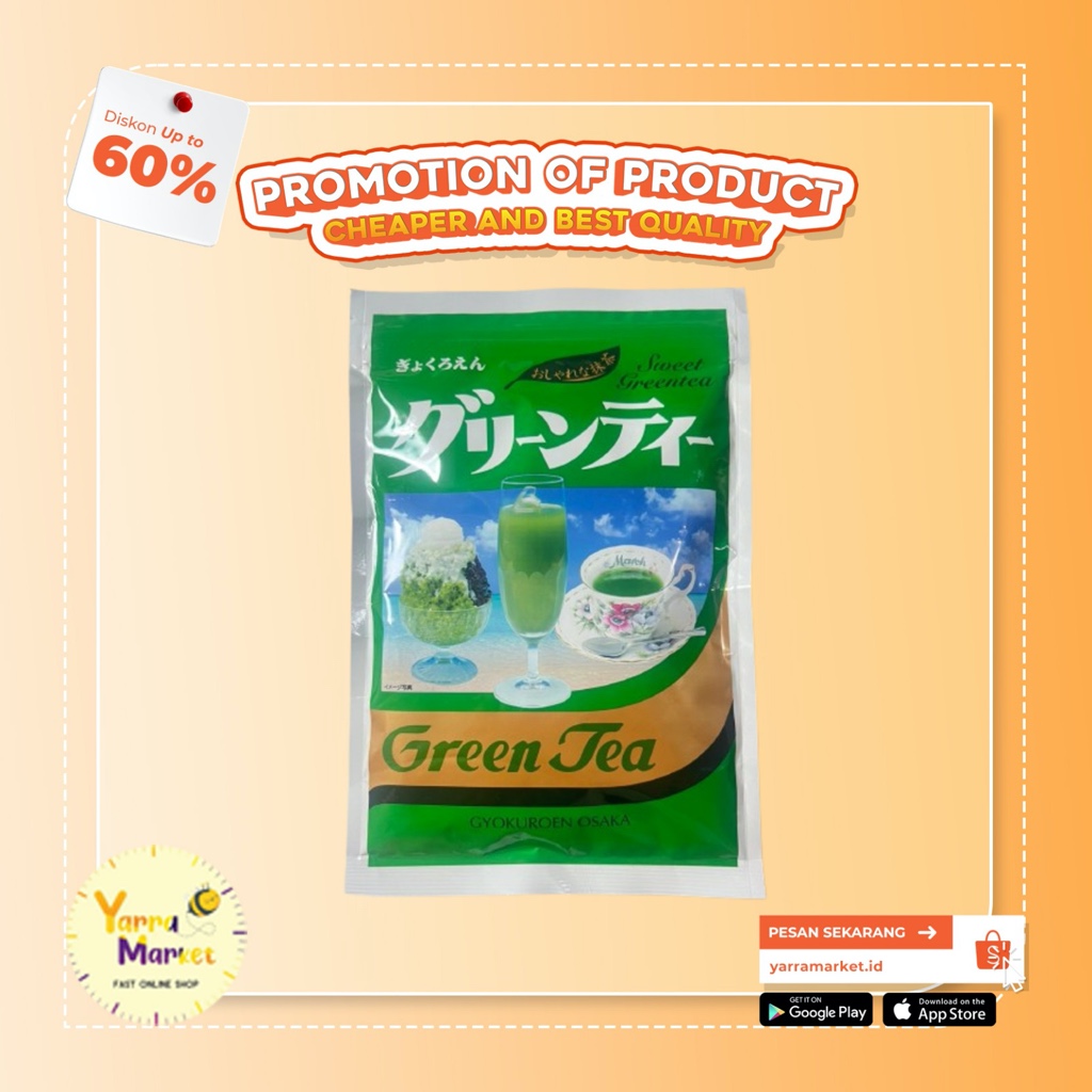 

GREEN TEA SWEET POWDER FROM GYOKUROEN OSAKA (MATCHA) 120gr