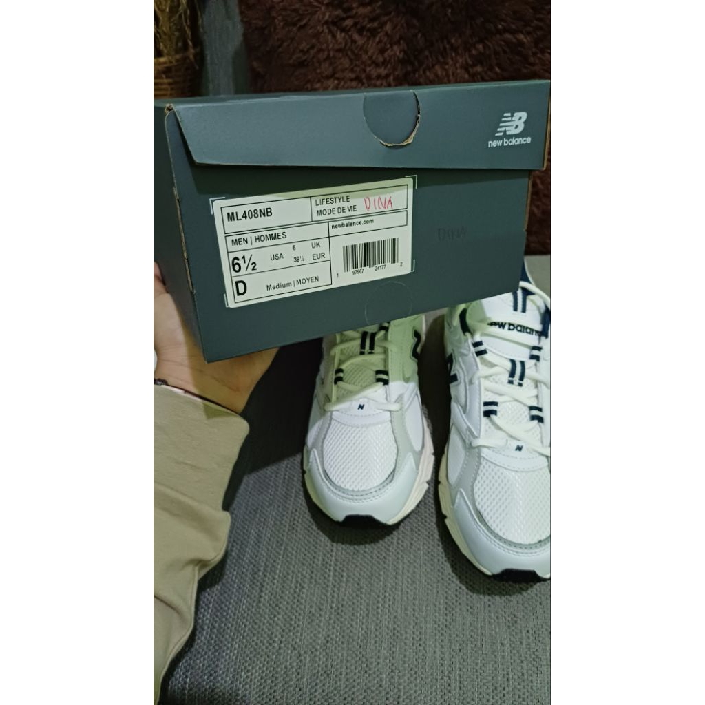 SEPATU NEW BALANCE ML408 WHITE