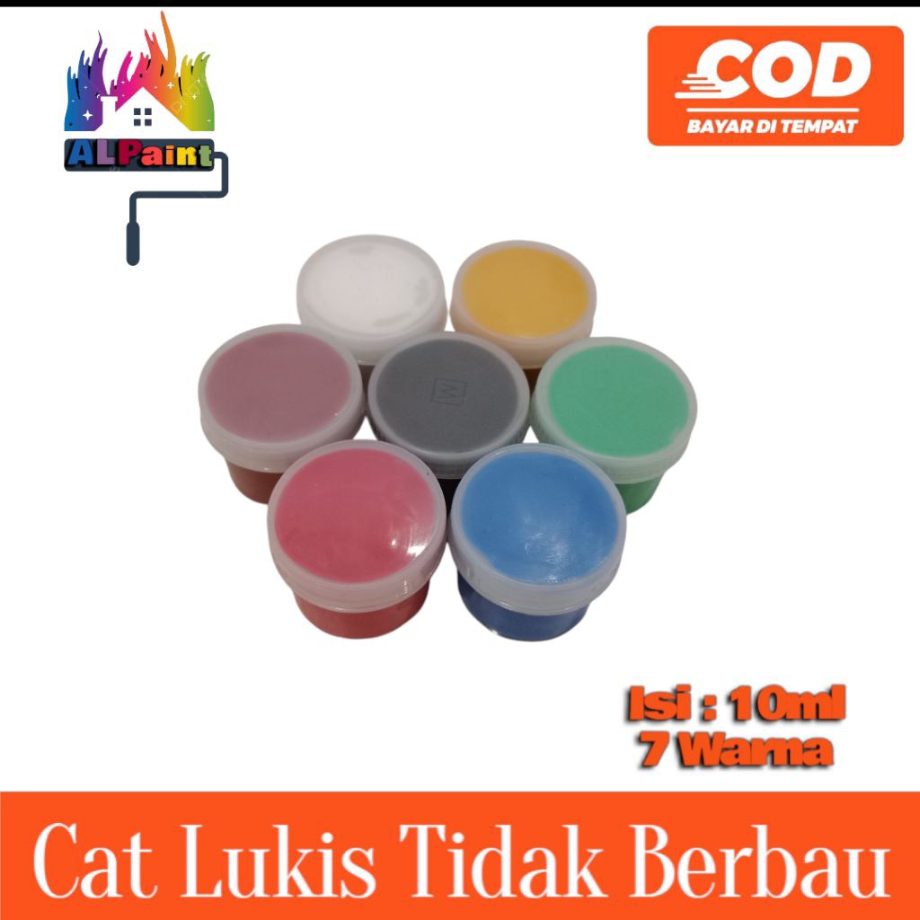 

ALPaint Cat Akrilic / Cat Lukis 7 Warna Isi 10ml